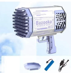 Bubble Gun Machine Kids Automatic Soap Based Bubble Blower